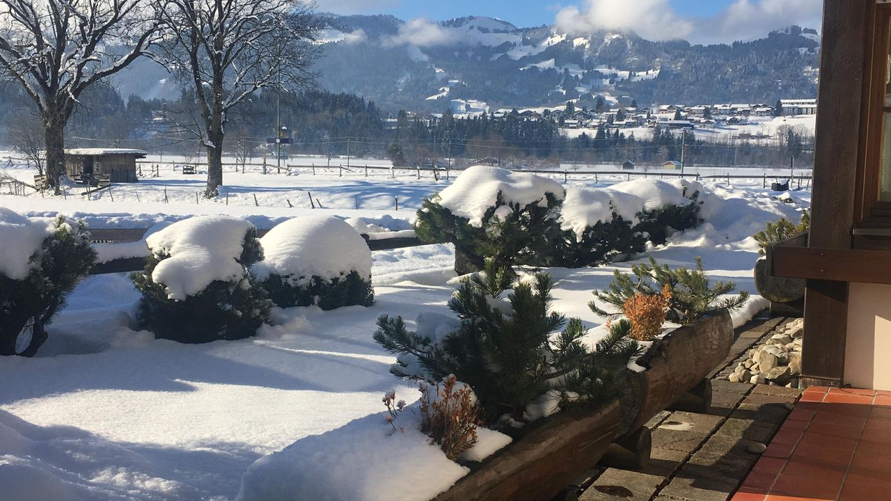 Sicht zu den Hörnern Sicht zu den Hörnern